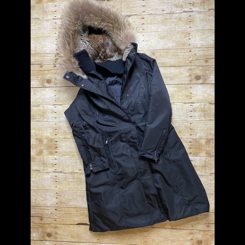 Andrew Marc fur puffer jacket